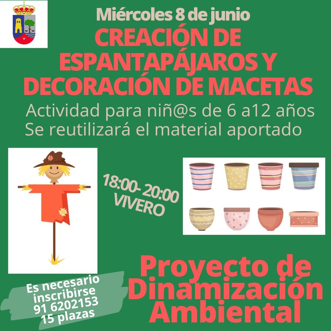 pasos puenting Entretener 8 de junio: Creación de espantapájaros y decoración de macetas -  Ayuntamiento de Valdeolmos-Alalpardo