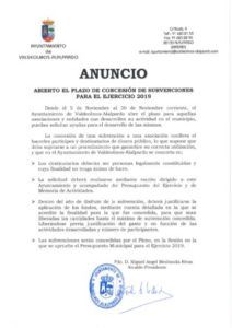 ANUNCIO SUBVENCIONES