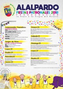 Programación Alalpardo Fiestas Patronales 2018