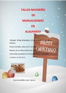 TALLER navideño DE MANUALIDADES